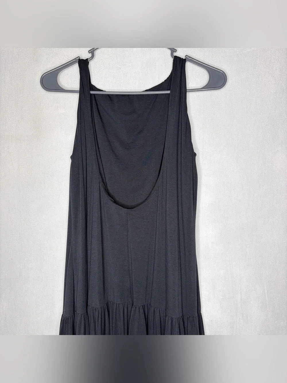 Abercrombie & Fitch Black Drop Waist Maxi Dress